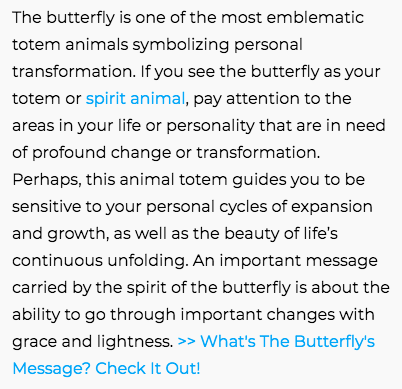 Butterfly Spirit Animal Quiz Results